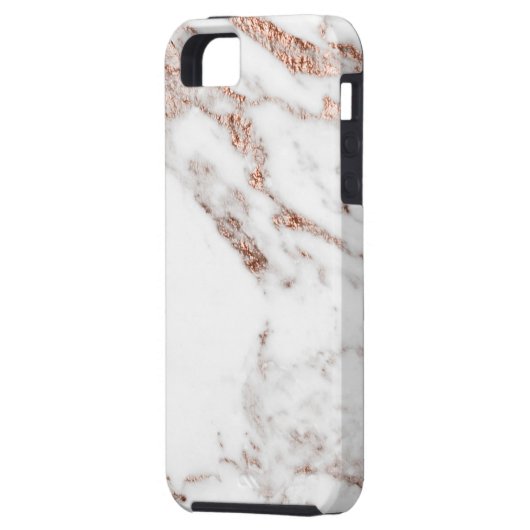 Roos goudvezel Case-Mate iPhone case (Achterkant Links)