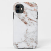 Roos goudvezel Case-Mate iPhone case (Achterkant)