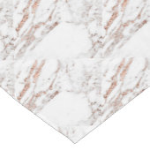 Roos goudvezel korte tafelloper (Hoek)