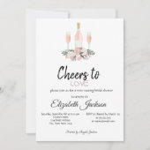 Roos goudVrijgezellenfeest voor het bewerken van w Kaart (Voorkant)