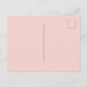 Roos goudvuurwapens - huwelijksuitnodiging briefkaart (Achterkant)