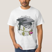 Roos Graduation Cap custom T-shirt, T-shirt (Voorkant)