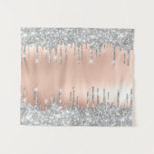 Roos grijze Silver Drivers Venster Decor Small2 Wandkleed (Voorkant (horizontaal))