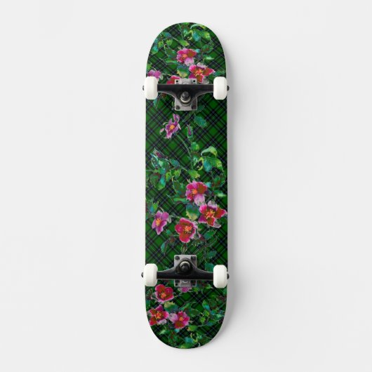  Roos - groen gelooid Persoonlijk Skateboard (Voorkant)