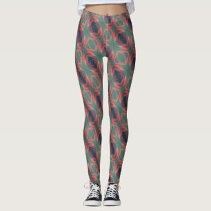 Roos Groen Oog van God kunst door EelKat Wendy C A Leggings