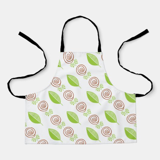 roos groen schort (Voorkant)