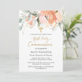 Roos Groene olievlek Eerste Gemeenschap Kaart (Staand voorkant)