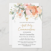 Roos Groene olievlek Eerste Gemeenschap Kaart (Voorkant / Achterkant)