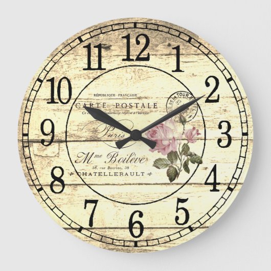  roos grote klok (Voorkant)