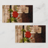 Roos Grunge Visitekaartje (Voorkant / Achterkant)