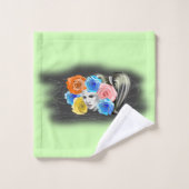 Roos Haar Vrouw Badhanddoek Set Bad Handdoek (Wasdoekje)