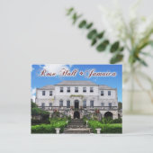 Roos Hall Great House, St. James, Jamaica Briefkaart (Staand voorkant)