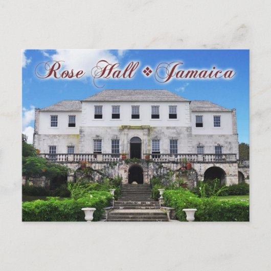 Roos Hall Great House, St. James, Jamaica Briefkaart (Voorkant)