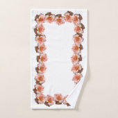 Roos handdoeksets met persoonlijke Rozen handdoeke Bad Handdoek (Handdoek)