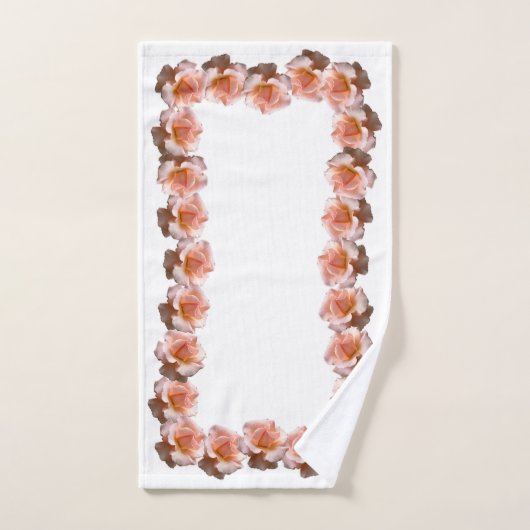 Roos handdoeksets met persoonlijke Rozen handdoeke Bad Handdoek (Handdoek)