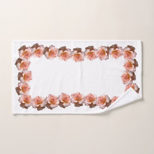 Roos handdoeksets met persoonlijke Rozen handdoeke Bad Handdoek (Handdoek)