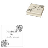 Roos Handgemaakt door Rubberstempel (Gestempeld)
