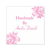 Roos Handgemaakt door Self-inking Stamp Zelfinktende Stempel (Design)