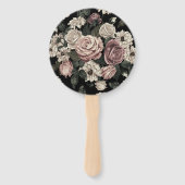 roos handwaaier (Achterkant)