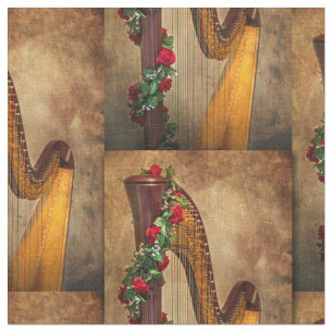 Roos Harp Fabric Stof