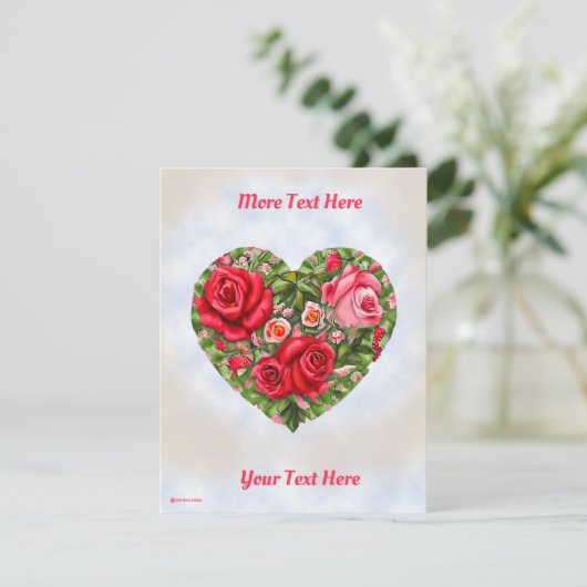  Roos hart (Staand voorkant)