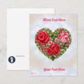  Roos hart (Voorkant / Achterkant)