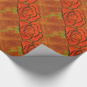 "Roos hart 6" Vloertuinbouwpapier Cadeaupapier (Hoek)