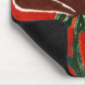 "Roos hart #7" Floral Mousepad Muismat (Hoek)