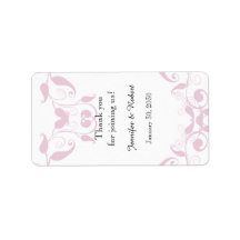 Roos Hart Bloemen Lip Balm Label