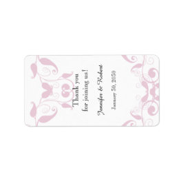 Roos Hart Bloemen Lip Balm Label