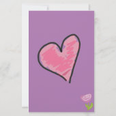 Roos-hart Briefpapier (Achterkant)