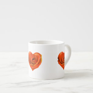 Roos Hart Helder Sinaasappel Espresso Kop