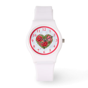  Roos hart Horloge