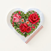  Roos hart Notitieboek (Achterkant)