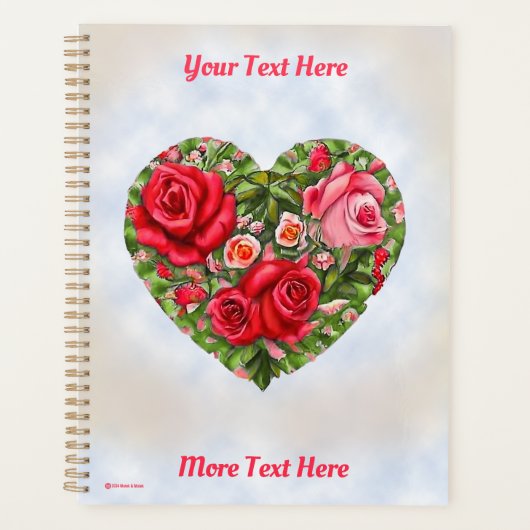 Roos hart Planner (Voorkant)