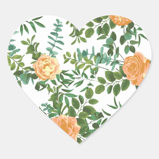 Roos Hart Sticker (Voorkant)