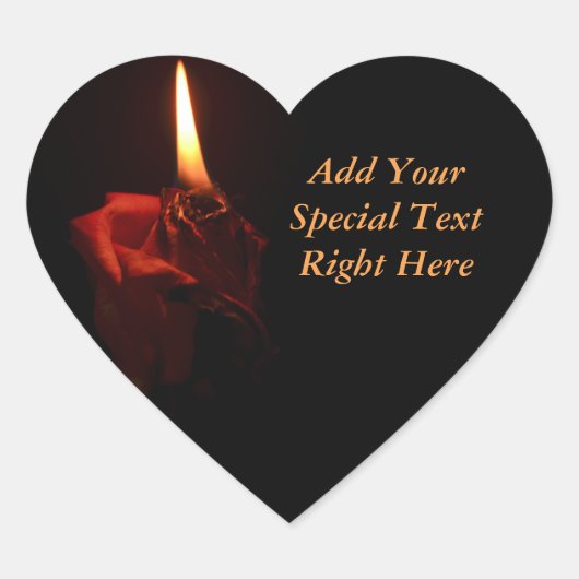 Roos Hart Sticker (Voorkant)