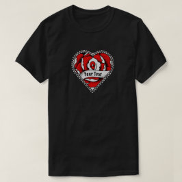 Roos hart Tattoo - Creëer T-shirt