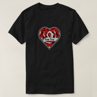 Roos hart Tattoo - Creëer T-shirt