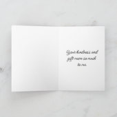 Roos Hartelijk dank Bedankkaart (Binnen)