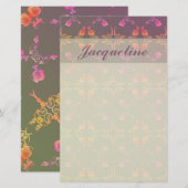 Roos harten en krottenbakkerij briefpapier (Voorkant / Achterkant)