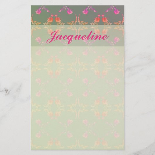 Roos harten en krottenbakkerij briefpapier (Voorkant)