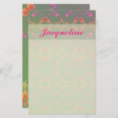 Roos harten en krottenbakkerij briefpapier (Voorkant / Achterkant)