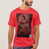 Roos, hartenkoningin t-shirt (Voorkant)