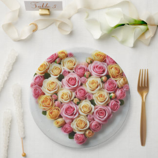 Roos Hartpapier Borden 9" Papieren Bordje