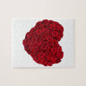 Roos hartvorm legpuzzel (Horizontaal)