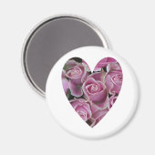 Roos Heart Magneet (Voorkant / Achterkant)