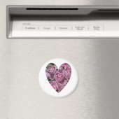 Roos Heart Magneet (Insitu (Vaatwasser))