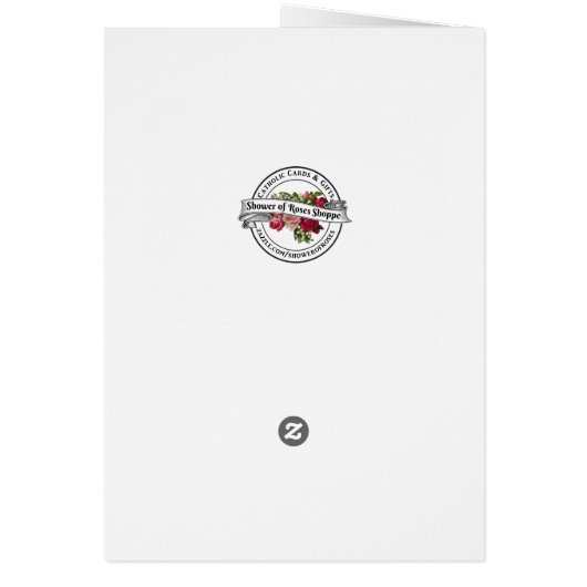 Roos Heilige Rosary condoleances (Achterkant)