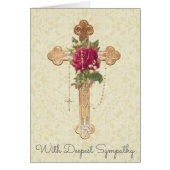 Roos Heilige Rosary condoleances (Voorkant)